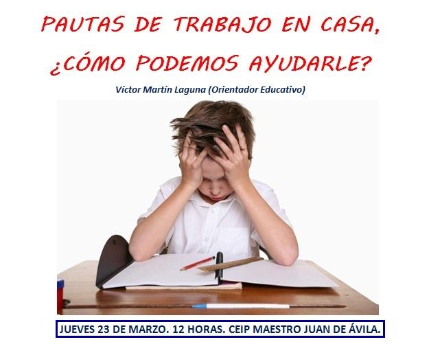 Pautas De Trabajo En Casa Ceip Maestro Juan De Vila Almod Var Del